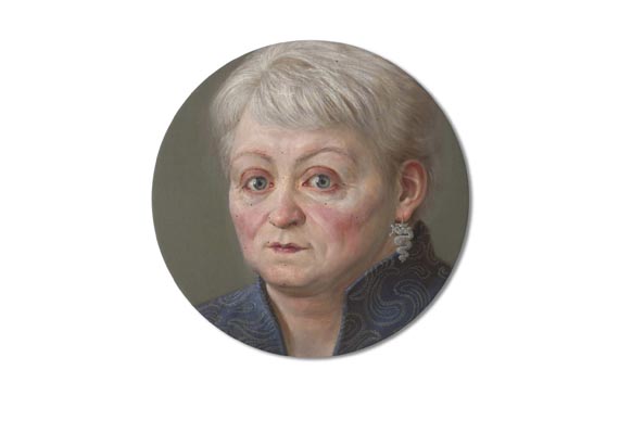 karalienės Bonos Sforcos ir Lietuvos prezidentės Dalios Grybauskaitės hybrido fantomo portretas